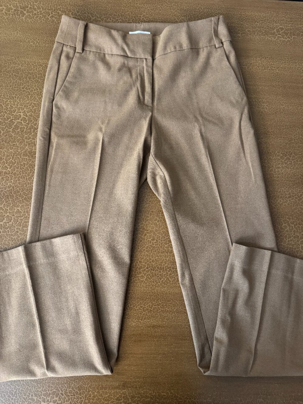 Loft Outlet Petite Trouser Dress Pants - Brown Size 2P
